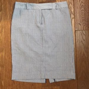 Talbots Seersucker skirt